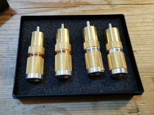 Juego de cuatro enchufes Oyaide slsc RCA PHONO EN CAJA sin usar precio de venta sugerido por el fabricante 349 GBP - Imagen 1 de 6