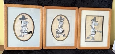 3 Framed Animation Cells - Quick Draw McGraw (D10) - Image 1 of 4