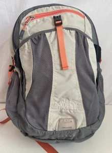 Zaino The North Face Recon Escursionismo Campeggio Viaggio Grigio Arancione Cinghia Regolabile - Foto 1 di 7