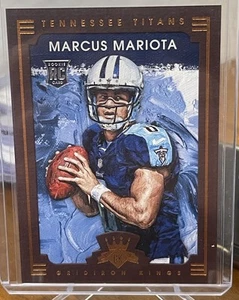 2015 Gridiron Kings Marcus Mariota RC Titans Brown Frame #136 Titans Oregon - Picture 1 of 2