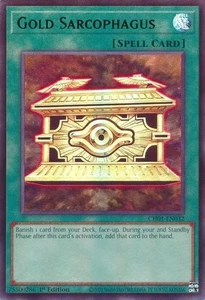 Gold Sarcophagus - CH01-EN032 - NM - Ultra Rare - 1st ed - Yugioh - Picture 1 of 1