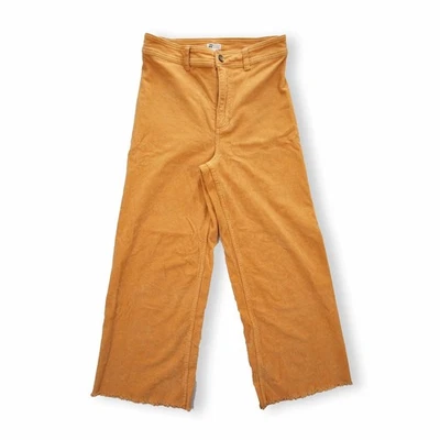 Billabong Women’s Free Fall Wide Leg Corduroy Pants Orange Size 29 - Image 1 of 4