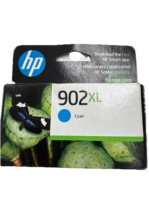 HP 902XL Cyan High Yield Ink Cartridge EXP 2022 - 25 BRAND NEW - Image 1 of 2