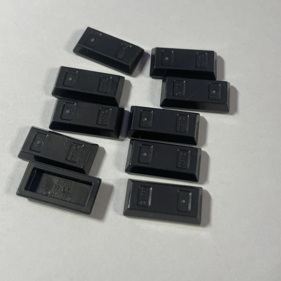 10 Stück LEGO Minifigure Utensil Ingot Bar , 99563 Pearl Dark Gray New 6208447 - Bild 1 von 1