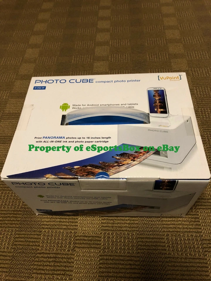 NEW VuPoint IP-P25-VP Photo Cube Compact Color Photo Printer - Image 1 of 1
