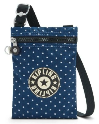 Kipling AFIA LITE Small Crossbody with Adjustable Strap- Soft Dot Blue C RRP £19
