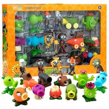 Large Plants vs Zombies Kids Children Gift Game Action Figure Sets Anime figures