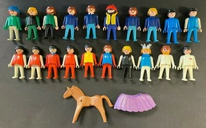 ¡LOTE DE (21) FIGURAS DE ACCIÓN GEOBRA PLAYMOBIL 1974 VINTAGE! ¡EXCELENTE ESTADO! (NM) - Imagen 1 de 4