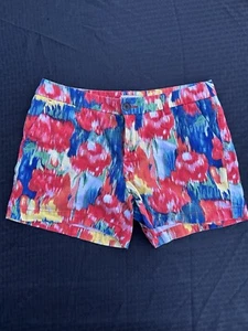 Merona Colorful Women’s Red Shorts Size 8 - Picture 1 of 6