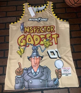 Camiseta deportiva de baloncesto INSPECTOR GADGET Headgear Classics ~Nunca usada~ S L XL XXL - Imagen 1 de 2