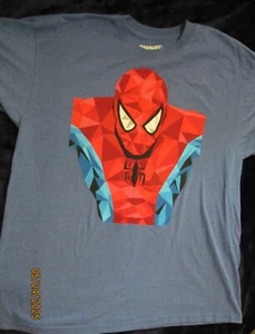Used Gray Spiderman Short Sleeve T-shirt XL Grey Extra Large Combined Shipping! - Picture 1 of 2