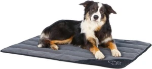 Pet Blanket Dante 70 x 50cm Black / Grey with Paw Ideal for sofa or insert Bed - Picture 1 of 1