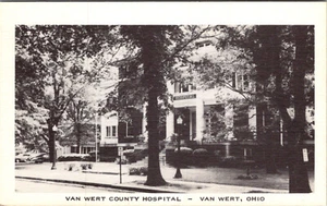 OHIO - VAN WERT COUNTY HOSPITAL - OLD POSTCARD VIEW - Picture 1 of 2