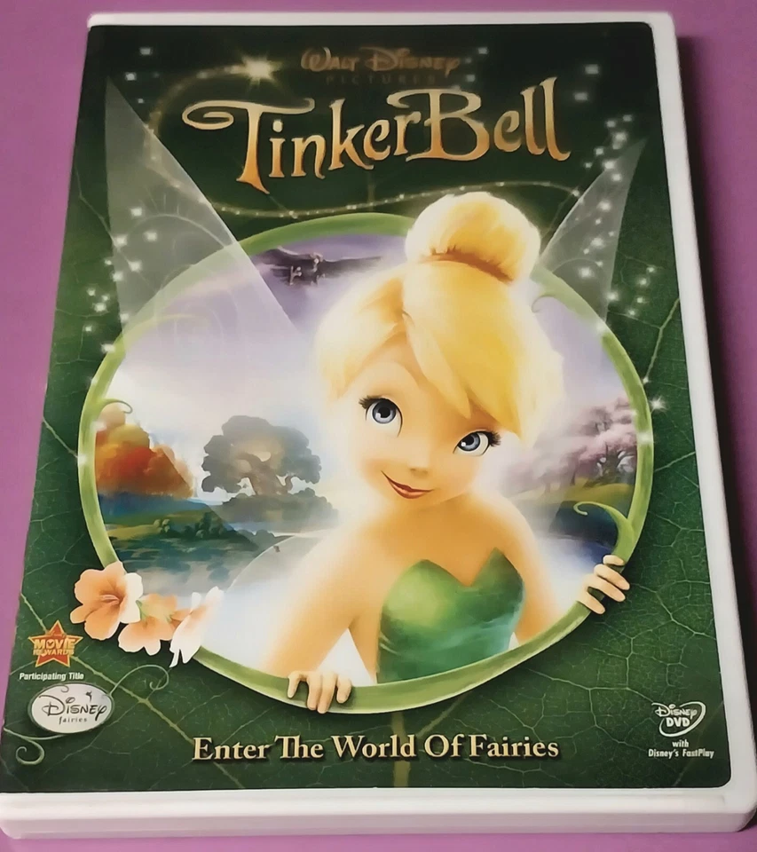 Disney Tinker Bell DVD Movie Mae Whitman Family Fantasy Animation Very Good! - Image 1 of 1