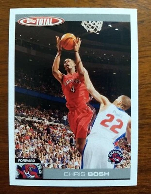 CHRIS BOSH, 2004-05 TOPPS TOTAL #77, RAPTORS - Image 1 of 2