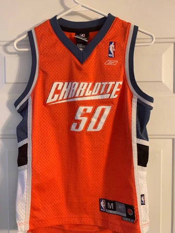 Emeka Okafor Charlotte Bobcats #50 Reebok Jersey Youth Kids Size M 10-12 Cover