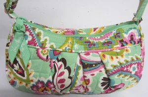VERA BRADLEY Pink Green TUTTI FRUTTI Small FRANNIE CROSSBODY Shoulder Handbag - Picture 1 of 8