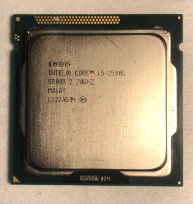 INTEL Quad-Core i5-2500S, 2.70GHz, - 3.70GHz  SR009 Processor LGA 1155/Socket - Image 1 of 2