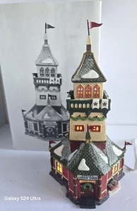 Department 56 North Pole Series SANTA'S LOOKOUT TOWER  #56294  Box & Light - Bild 1 von 23
