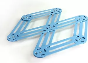 Roger Orfevre Expandable Trivet 6 Branches Table Mat, French Made (Light Blue) - Picture 1 of 3