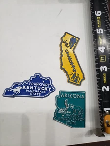 California Kentucky Arizona state shape magnets - Picture 1 of 1