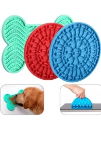 Pet State Dog Or Cat Licking Mats for All Sized Pets De-Stress 3 Pcs NEW - Picture 1 of 3