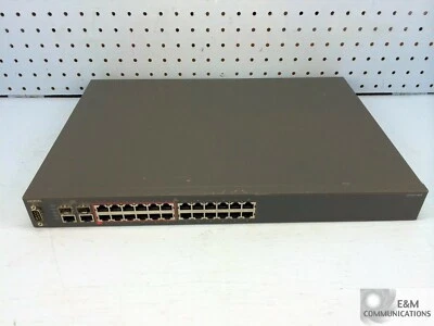 220-24T-PWR NORTEL 2526T-PWR 24-PORT POE 10/100 FAST ETHERNET SWITCH - Image 1 of 4