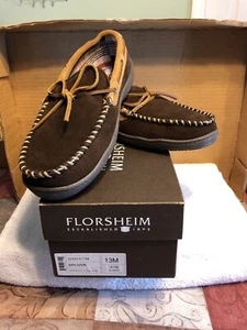 Florsheim 13M Brown Mocassins - Picture 1 of 10