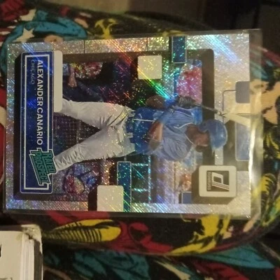 2022 Panini Donruss Rapture Rated Prospect Alexander Canario #RP-12 Chicago Cubs - Image 1 of 2