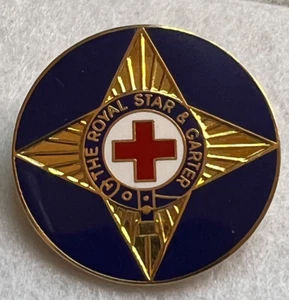 INSIGNIA PRENDEDOR VETERANOS CRUZ ROJA ESTRELLA REAL Y LIGA - Imagen 1 de 3