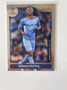 #62 Raheem Sterling - Manchester City - Topps Merlin CHROME UCL 2021-22 - Picture 1 of 1
