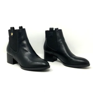 Tommy Hilfiger Black Ankle Boots – US Size 6 Slip-On Style - Picture 1 of 5