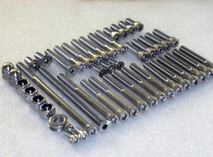 Triumph Trident T150 T150V Engine Covers 54x Stainless UNC/BA Allen Bolt Nut Kit - Picture 1 of 6
