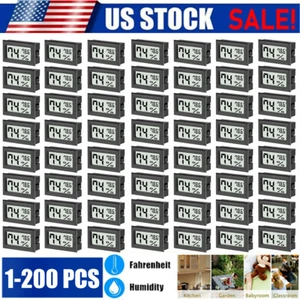 Digital LCD Indoor Outdoor Thermometer Hygrometer Temperature Humidity Meter Lot - Bild 1 von 12