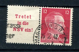 Deutsches Reich 2. Weltkrieg: Hitler NSV Se-Tenant von 1941 - gebraucht - Bild 1 von 2