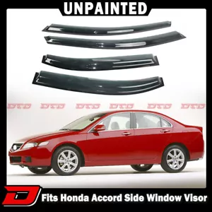 Fit For Acura TSX 1st Honda Accord euro CL7 CL9 4DR Side Window Visor Reflect 07 - Foto 1 di 4