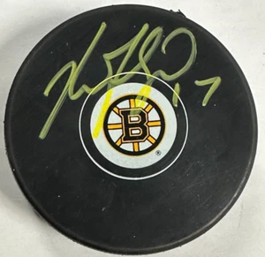 Nick Foligno Autographed Boston Bruins Hockey Puck NHL - Picture 1 of 3