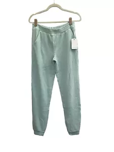 NWT PJ Salvage Medium Thermal Waffle Plush Mint Green Lounge Pants #PQGG - Picture 1 of 10