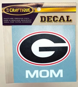 University of Georgia BULLDOGS MOM with G Logo Vinyl Decal Sticker - Picture 1 of 1