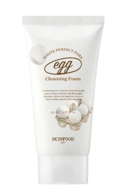 Espuma limpiadora de poros perfecta clara de huevo Skinfood 150 ml - Trusted U.S. Vendedor Foto 1 de 4