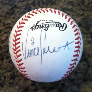 1991 New York METS signed ONL baseball COLEMAN, MAGADAN, PUHL, O'BRIEN & CERONE - Picture 1 of 7