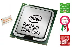 PROCESSORE SOCKET LGA 775 INTEL PENTIUM DUAL CORE E6500 + BUSTINA PASTA TERMICA - Foto 1 di 1