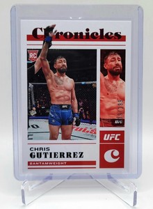 CHRIS GUTIERREZ 🇺🇸 RC 2023 Panini Chronicles UFC  Rookie   Red Parallel 39/199