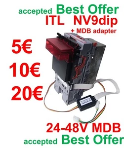 24V MDB Vending EURO ITL NV9 Bill Acceptor Note Validator Banknotes Acceptor - Bild 1 von 7