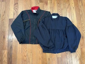 Giacca a vento Reebok pista cappotto donna grande nylon retrò lotto 2 vintage anni 90 - Foto 1 di 9