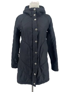 Prana Women's Black Diva Long Hooded Jacket Size Small - Picture 1 of 11