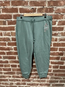 Abercrombie & Fitch Womens Green Jogger Sweatpants Pullon Size XL - Picture 1 of 3