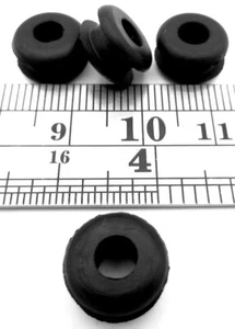 5/16" Hole Fit - Rubber Grommet Fits 5/16" Hole, 1/8" Thick Panel, Had 3/16" ID - Picture 1 of 12