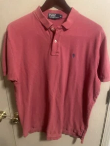 Silver Tag Polo Ralph Lauren Men’s Red Shirt Blue Pony. C1 - Picture 1 of 8