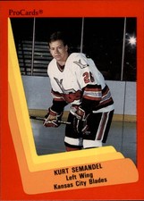 1990-91 ProCards AHL/IHL #598 Kurt Semandel